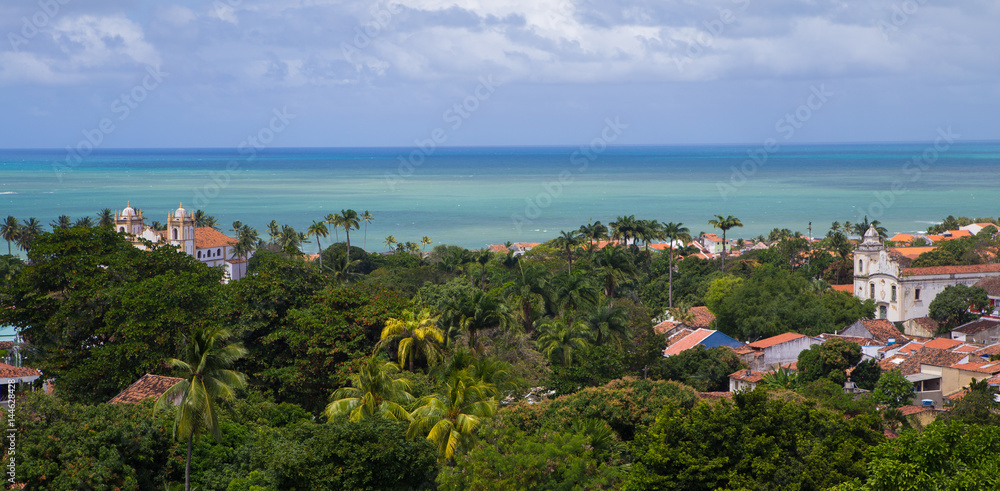 Panoramic view of Olinda, Pernambuco, Brazil