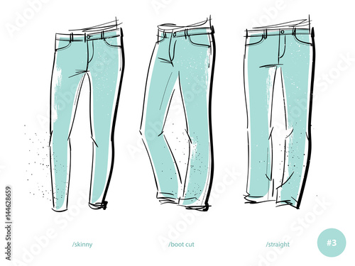 Men's jeans fits