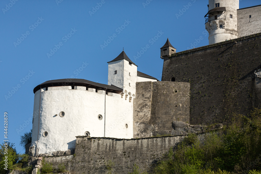 Fortress Hohensalzburg, beautiful medieval castle in Salzburg, Austria
