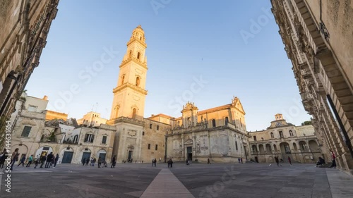 Timelapse del Duomo di Lecce photo