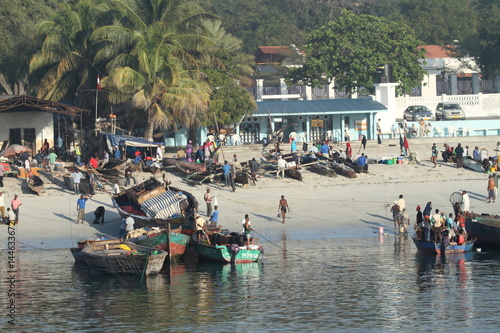 Der Hafen von Daressalam in Tansania photo