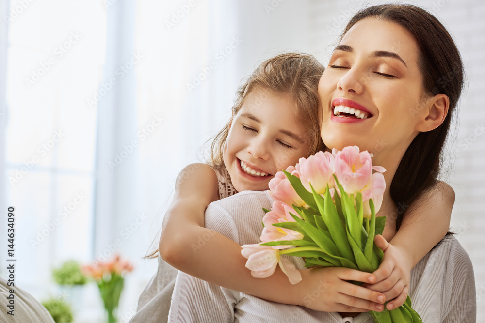 daughter congratulates mom daughter congratulates mom