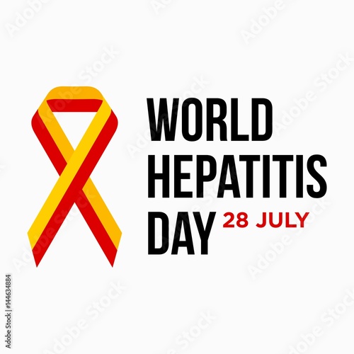 vector illustration of world hepatitis day. 