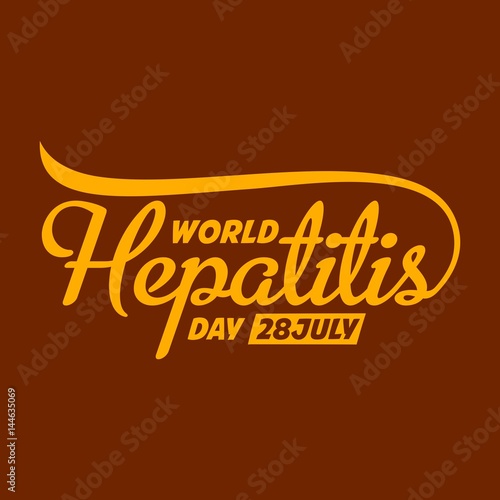 vector illustration of world hepatitis day. 