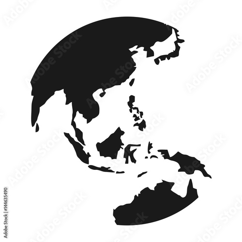 indonesian map.