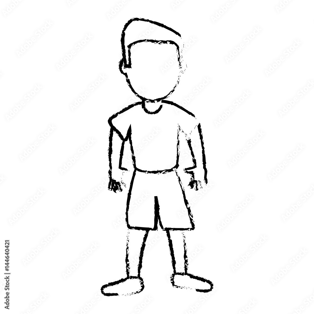 character son male image sketch vector illustration eps 10 character son male image sketch vector illustration eps 10