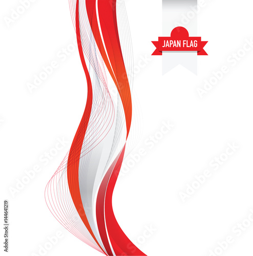 Japan flag background