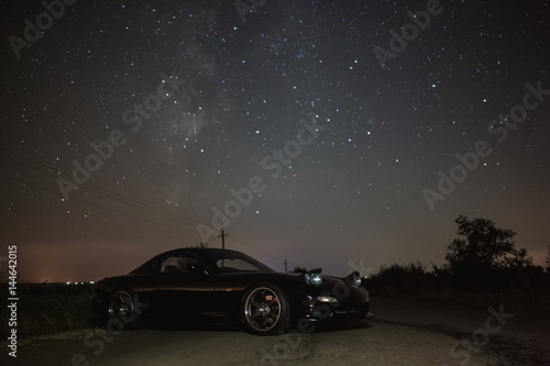 car under the stars