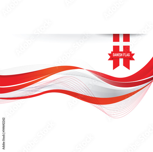Denmark flag background