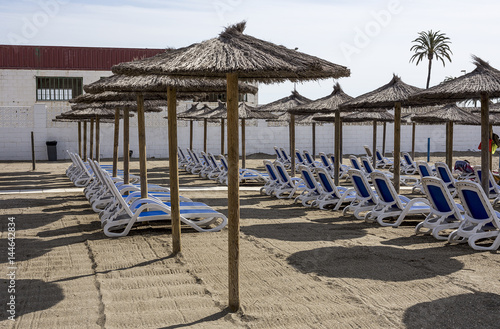 Fototapeta Naklejka Na Ścianę i Meble -  Typical beach landscape in Spain