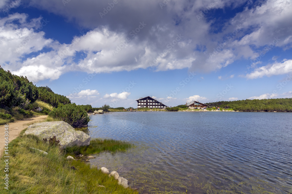 Amazing Panorama around Bezbog lake, Pirin Mountain, Bulgaria Amazing Panorama around Bezbog lake, Pirin Mountain, Bulgaria