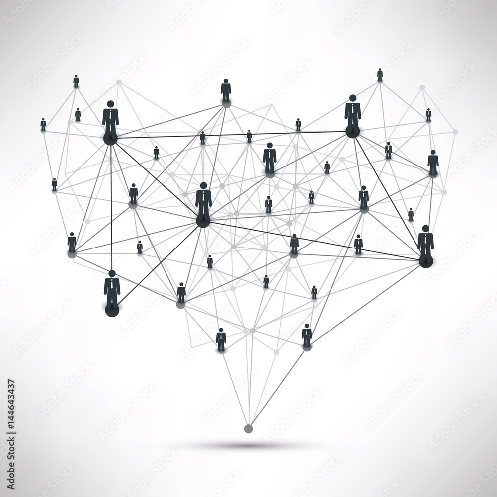 Networks - Business Connections - Social Media Concept Design Networks - Business Connections - Social Media Concept Design