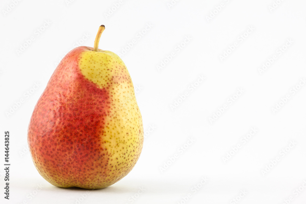 Pear (Pyrus communis) isolated in white background Pear (Pyrus communis) isolated in white background