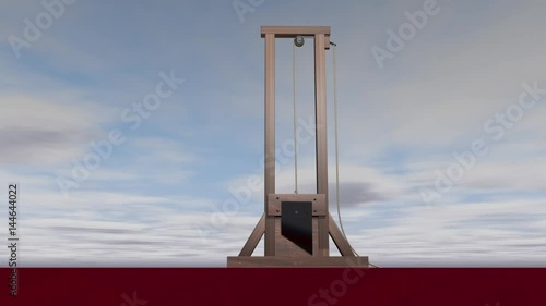 guillotine in action photo