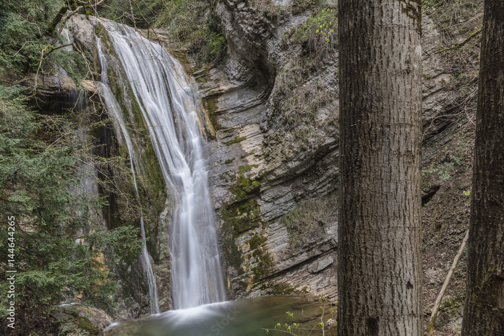 Les cascades de l'Alloix - Chartreuse - Isère. Les cascades de l'Alloix - Chartreuse - Isère.