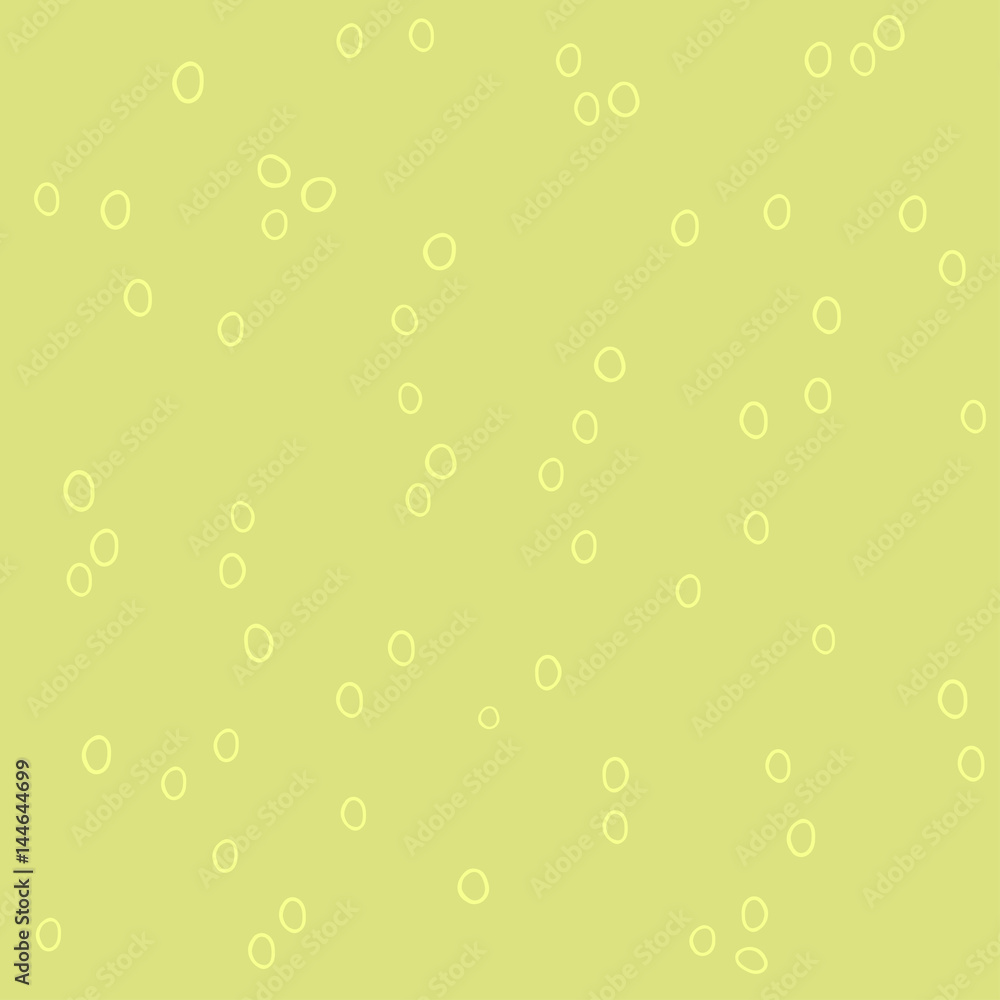 Seamless bubble abstract pattern can be used for wallpaper, website background, wrapping paper. Hand-drawn vector green pattern. Art concept.