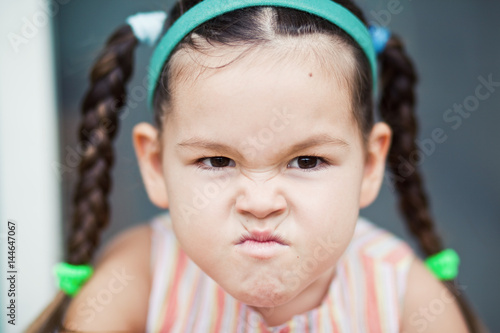 Fotografie Offended little girl.