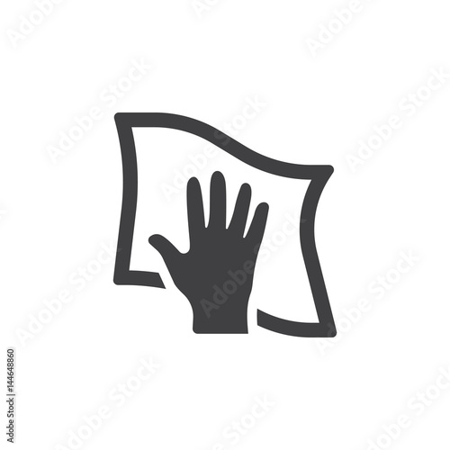 Cleaning with Rag icon