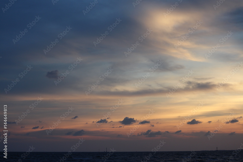 Summer Colorful Sky after Sunset