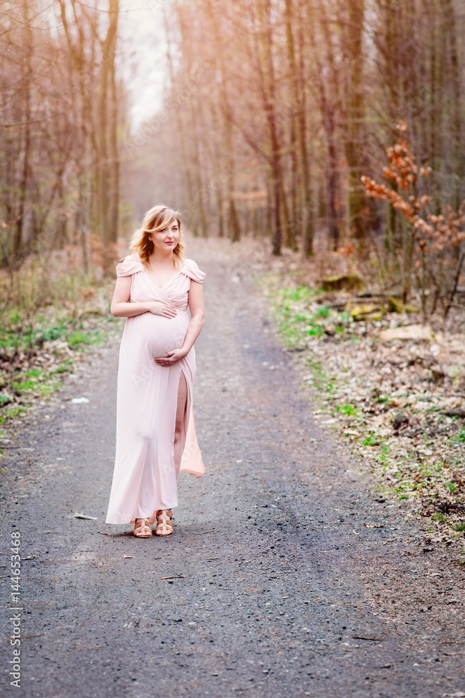 Happy pregnant woman relaxing and enjoying life Happy pregnant woman relaxing and enjoying life