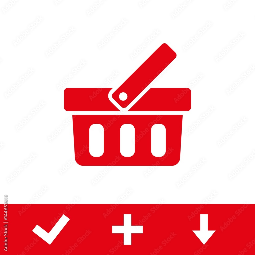 bascet icon stock vector illustration flat design bascet icon stock vector illustration flat design
