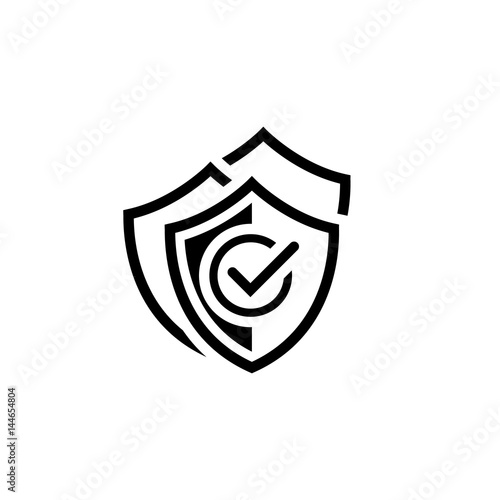 Multilevel Security Icon. Flat Design.