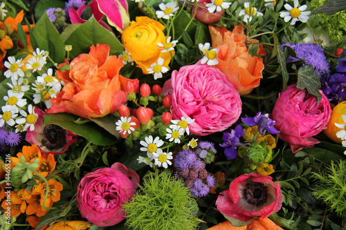 Obraz na plátne Mixed spring bouquet