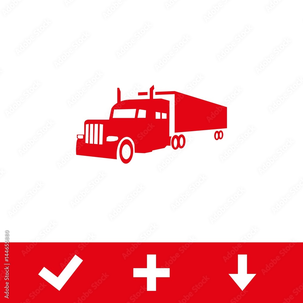 truck icon stock vector illustration flat design truck icon stock vector illustration flat design