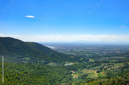 Mountain landscape of Roses, Catalonia, Spain
