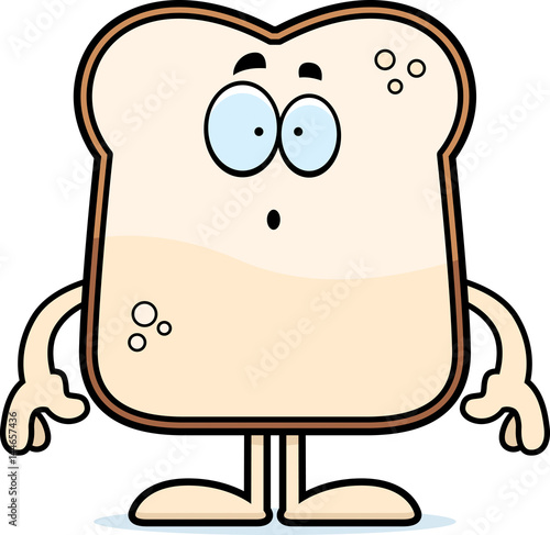 Surprised Cartoon Bread