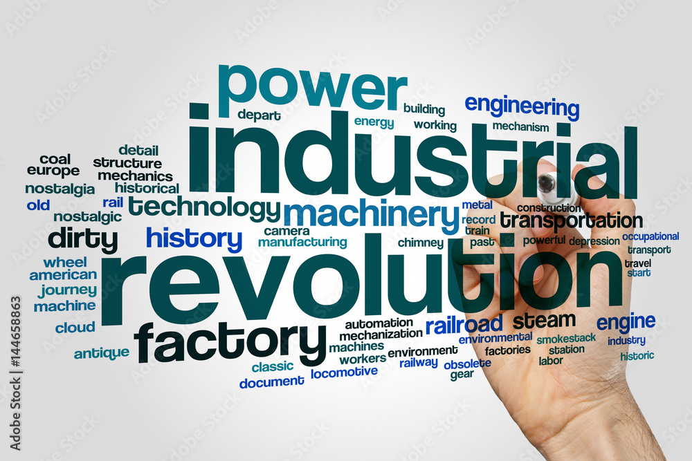 Industrial revolution word cloud Industrial revolution word cloud