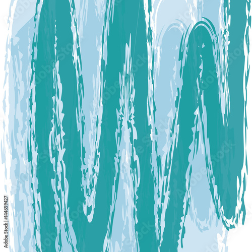 Watercolor concept represented by turquoise color. colorful design. vector illustration