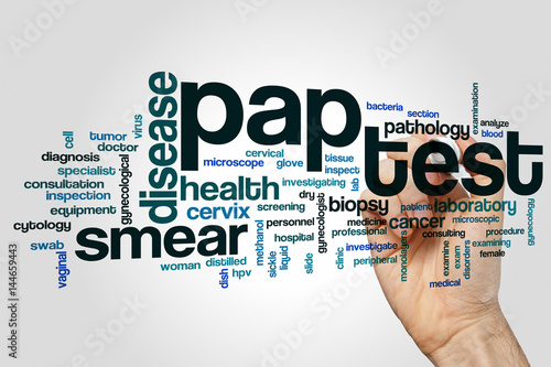Fotografija Pap test word cloud
