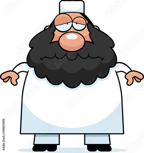 Sad Cartoon Muslim