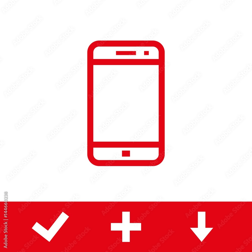 smartphone icon stock vector illustration flat design smartphone icon stock vector illustration flat design