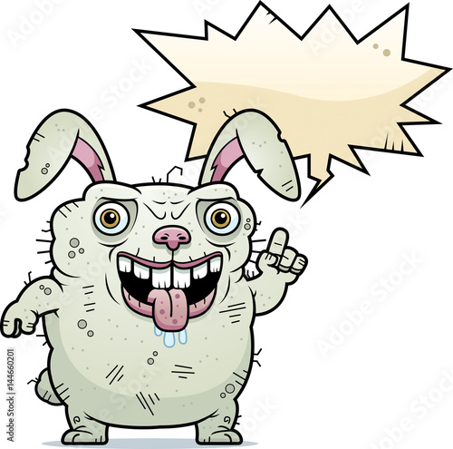 Ugly Bunny Talking