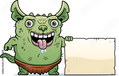 Ugly Gremlin Sign