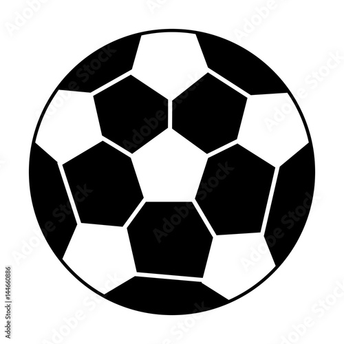 soccer ball sport pictogram vector illustration eps 10