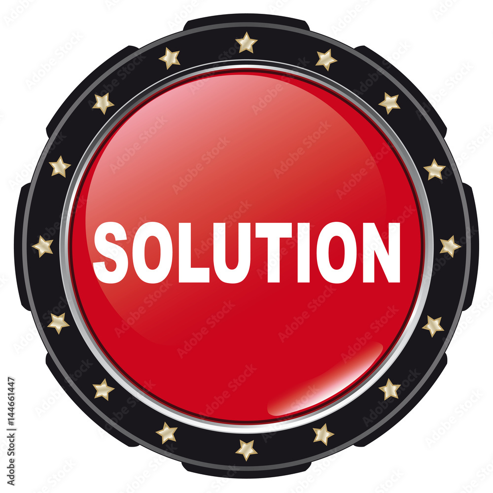 Fototapeta premium solution icon