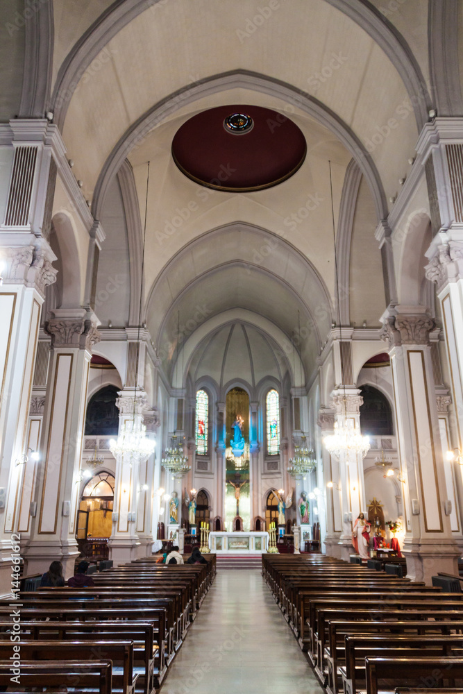  Interior of Maria Auxiliadora church in Punta Arenas, Chile