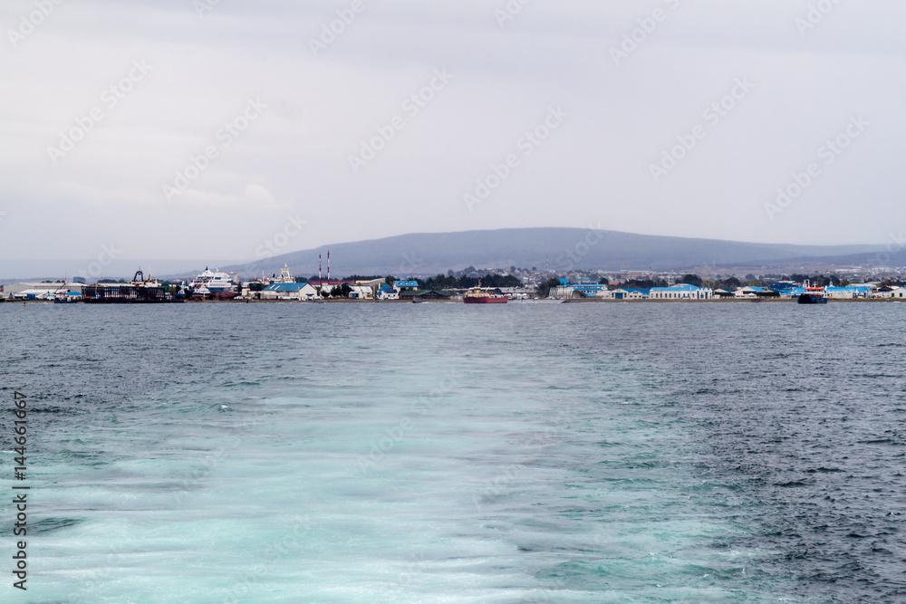 View of Punta Arenas, Chile.