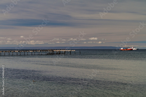 Pier in Punta Arenas, Chile