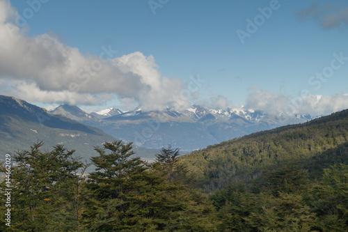 Mountains in National Park Tierra del Fuego  Argentina