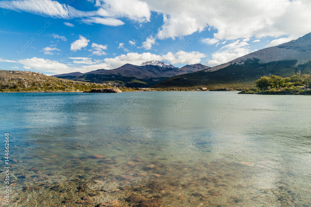 Fototapeta premium Lake in National Park Los Glaciares, Patagonia, Argentina