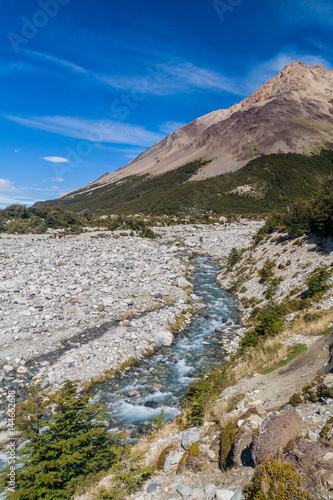 Clean creek in National Park Los Glaciares, Patagonia, Argentina