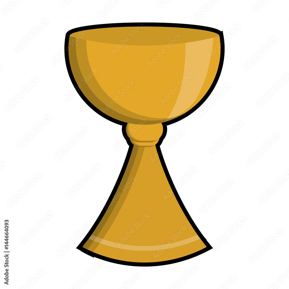 holy grail icon over white background. colorful design. vector illustration holy grail icon over white background. colorful design. vector illustration