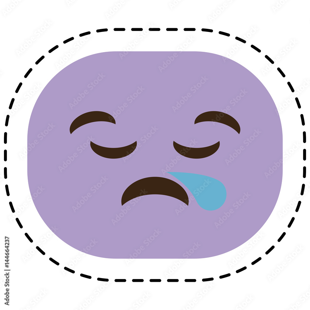 sad cartoon face icon over white background. colorful design. vector illustration sad cartoon face icon over white background. colorful design. vector illustration