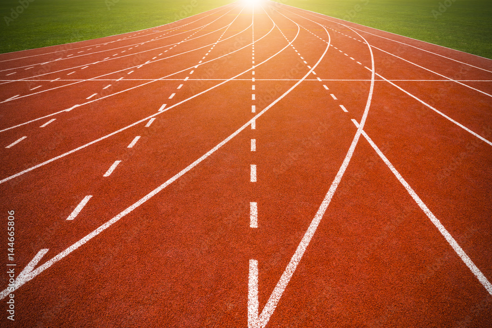 Fototapeta premium running track