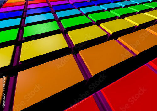 Abstract colorful  modern background. 3d colorful background photo