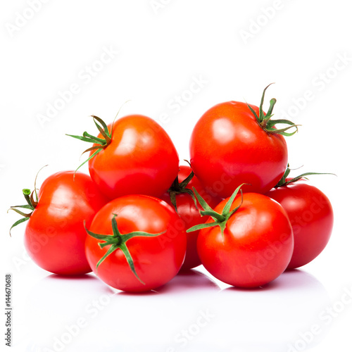 Tomatoes isolated on white background.  tomato